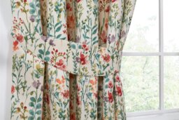 "Rackhams Amaryllis Pencil Pleat Curtains - Cream - 46 x 72""" - thumbnail 3