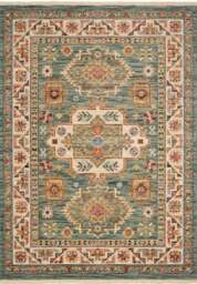 Rackhams Nomad Vintage Persian-Style Green Rug - 68X235 cm - thumbnail 2