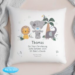Rackhams Personalised Tiny Tatty Teddy Jungle Animals Cushion - thumbnail 2