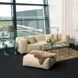 Rackhams Katrine Nest of Tables with Glass Top Set of 3 - 1 - thumbnail 4
