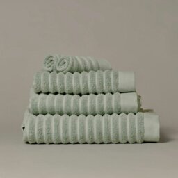 Rackhams Ribbed Organic Cotton Towels - Bath Sheet - Blush Pink - thumbnail 6