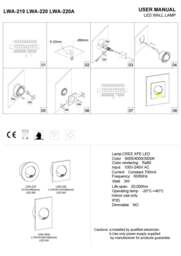 Rackhams 3 Watt LED Round White Recessed Bedside Reading Light - thumbnail 5