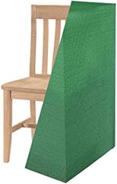 Rackhams Garden Chair Cover for Garden, Patio, Outdoor - Breathable, Waterproof and UV Resistant - Green (64x64x120cm) - Pack of 1 - image 1
