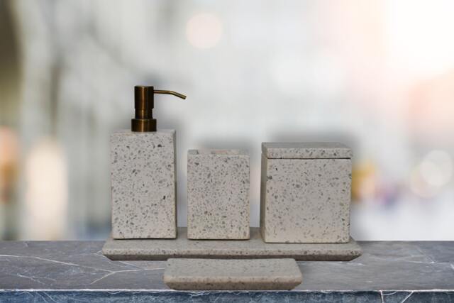 Rackhams Trazzo 5-piece Bathroom Set - image 1