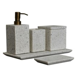 Rackhams Trazzo 5-piece Bathroom Set - thumbnail 2