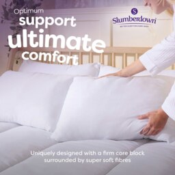 Rackhams Feels like Down Super Support Firm Support Pillow - Firm - 2 - thumbnail 3