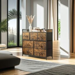 Rackhams Chest of Drawers - Cabinet with 7 Fabric Drawers