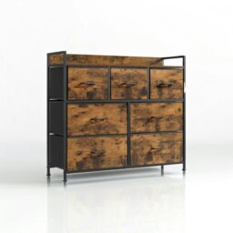 Rackhams Chest of Drawers - Cabinet with 7 Fabric Drawers - thumbnail 5