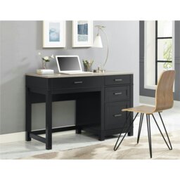 Rackhams Carver Lift Top Office Desk Black - thumbnail 4