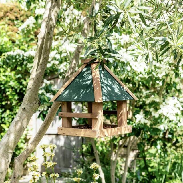 Rackhams Wooden Bird Feeder - H34 x W28 x D28cm, 16kg - Wood
