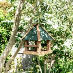 Rackhams Wooden Bird Feeder - H34 x W28 x D28cm, 16kg - Wood