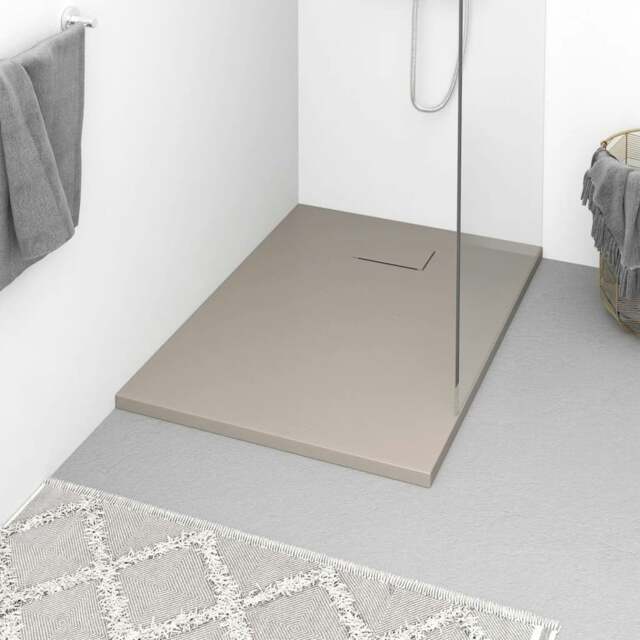 Rackhams Shower Base Tray SMC Brown 100x70 cm - image 1