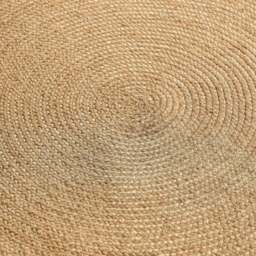 Rackhams Braided Jute Rug Round Rangpur Natural Gold - Ø 140 cm - thumbnail 2