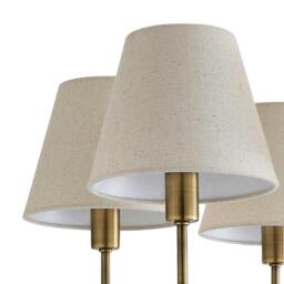 Rackhams Taliah 5-Light Antique Brass Semi-Flush Ceiling Light - thumbnail 5