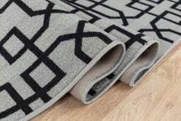 Rackhams Siam Gel Mat - Grey Black - 50cm x 80cm (1.6ft x 2.6ft) - thumbnail 3