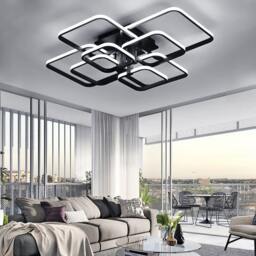 Rackhams Contemporary LED Energy-efficient Semi Flush Ceiling Light - thumbnail 3