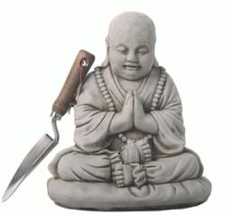 Rackhams Small Monk on a cushion Garden Ornament - thumbnail 6