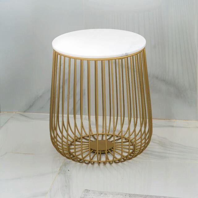 Rackhams White Marble Top Coffee Table - image 1