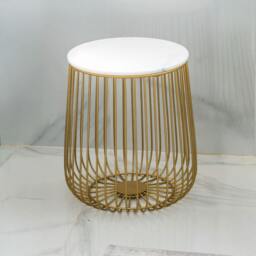 Rackhams White Marble Top Coffee Table - thumbnail 1