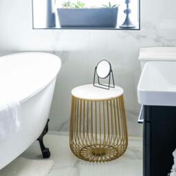 Rackhams White Marble Top Coffee Table - thumbnail 4