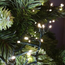 Rackhams 3000 LED 37.2m Premier Clusterbrights Indoor Outdoor Multifunction Mains Operated Christmas Cluster Lights with Timer in Warm White - thumbnail 5