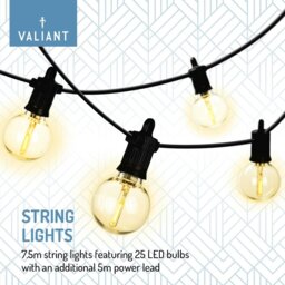 Rackhams Outdoor Garden String Lights - thumbnail 3