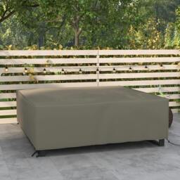 Rackhams Large Garden Set Square Cover Outdoor Furniture Waterproof Resist Fade - Grey - thumbnail 1