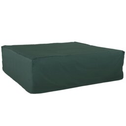 Rackhams Large Garden Set Square Cover Outdoor Furniture Waterproof Resist Fade - Grey - Oxford, PVC coating - 230cm x 230cm x 70cm - thumbnail 3
