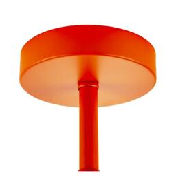 Rackhams Traditional Matte Orange Ceiling Light Fitting to Hold Lamp Shades - thumbnail 4