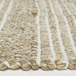 Rackhams Arlyn Natural Striped Handwoven Jute Rug - 60 x 90 cm - thumbnail 5