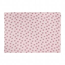 Rackhams Noortje Sherpa Fleece Bow Throw - Silk Pink - 130cm x 180cm - Silk Pink - 100% Polyester - thumbnail 3