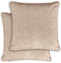 Rackhams Pair of Knightsbridge Double Sided Zip Opening Cushions - Cases Only - Grey - thumbnail 3