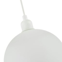 Rackhams Simple and Classic Opal White 20cm Glass Ball Pendant Lighting Shade - thumbnail 4