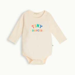 Rackhams Dancer & Ditto Set - Baby Bodysuit & Muslin Swaddle Blanket in Gift Box - 6-9 months - Rainbow - 100% Organic Cotton - thumbnail 4