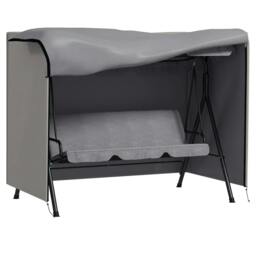 Rackhams 205 x 124cm Three-Seater Swing Chair Protective Cover Grey - thumbnail 1
