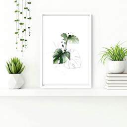 Rackhams pictures for bathrooms wall - set of 3 wall art - A2 16.54 x 23.39 in / 42 x 59.4 cm - Satin Photo paper 280 gsm - Black Frame - thumbnail 6