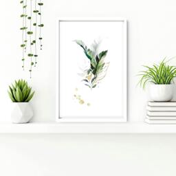 Rackhams pictures for bathrooms wall - set of 3 wall art - A2 16.54 x 23.39 in / 42 x 59.4 cm - Satin Photo paper 280 gsm - Black Frame - thumbnail 5