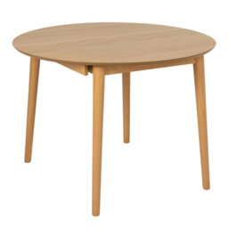 Rackhams Montreux Round Extending Dining Table in Oak 115-154 cm - Brown - No - Brown
