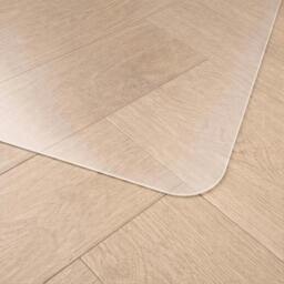 Rackhams PVC Chair Mat for Hard Floors – Clear Rectangular Office Floor Protector - Multiple Sizes - 90 x 120cm - thumbnail 3