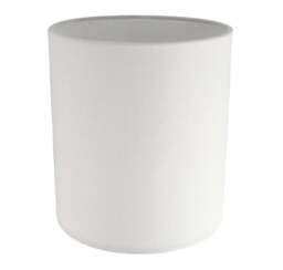 Rackhams Contemporary and Elegant Ivory White Linen Fabric 18cm High Cylinder Lamp Shade