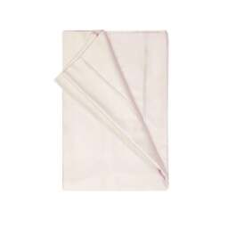 Rackhams 200 Thread Count Egyptian Cotton Flat Sheet - Powder Pink - Powder Pink - Double - 100% Egyptian Cotton - thumbnail 1