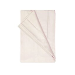 Rackhams 200 Thread Count Egyptian Cotton Flat Sheet - Powder Pink - Powder Pink - Double - 100% Egyptian Cotton - thumbnail 2