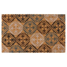 Rackhams Eco-Friendly Latex Backed Coir Entrance Doormat, 45x75cm - Tiles - thumbnail 2