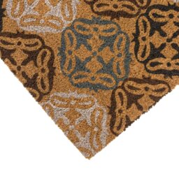 Rackhams Eco-Friendly Latex Backed Coir Entrance Doormat, 45x75cm - Tiles - thumbnail 3