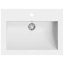 Rackhams Granite Basin 600x450x120 mm White - thumbnail 2