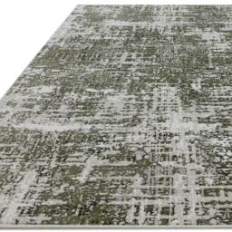Rackhams Stellar ST10 Distressed Green Rug - 160x230cm - thumbnail 4