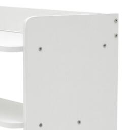 Rackhams 8-Tier Shoe Rack Shoe Cabinet for Entryway - White - One Size - thumbnail 5