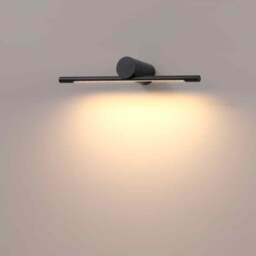 Rackhams 6 Watt Black Outdoor LED Sign Wall Light - thumbnail 2