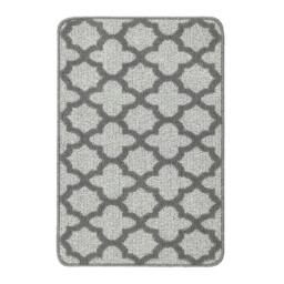 Rackhams Moroccan Grey Washable Mat and Runner - 50X75 cm - thumbnail 1