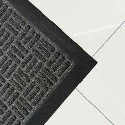 Rackhams Indoor/Outdoor Entrance Mat – Absorbent Heavy Duty  Non-Slip Rubber Back – Dark Grey – Multiple Sizes - 60 x 90cm - thumbnail 5